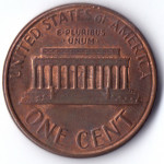 1 цент 1987 США - 1 cent 1987 USA, D