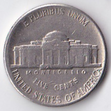 5 центов 1986 США - 5 cents 1986 USA, P