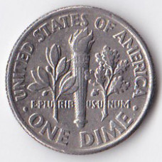 1 дайм (10 центов) 1986 США - 1 dime (10 cents) 1986 USA, P