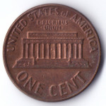 1 цент 1970 США - 1 cent 1970 USA, D