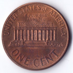 1 цент 2001 США - 1 cent 2001 USA, D