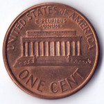1 цент 1991 США - 1 cent 1991 USA, D