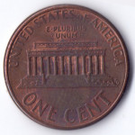 1 цент 1997 США - 1 cent 1997 USA, D