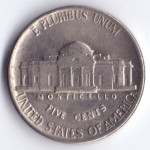 5 центов 1986 США - 5 cents 1986 USA, D
