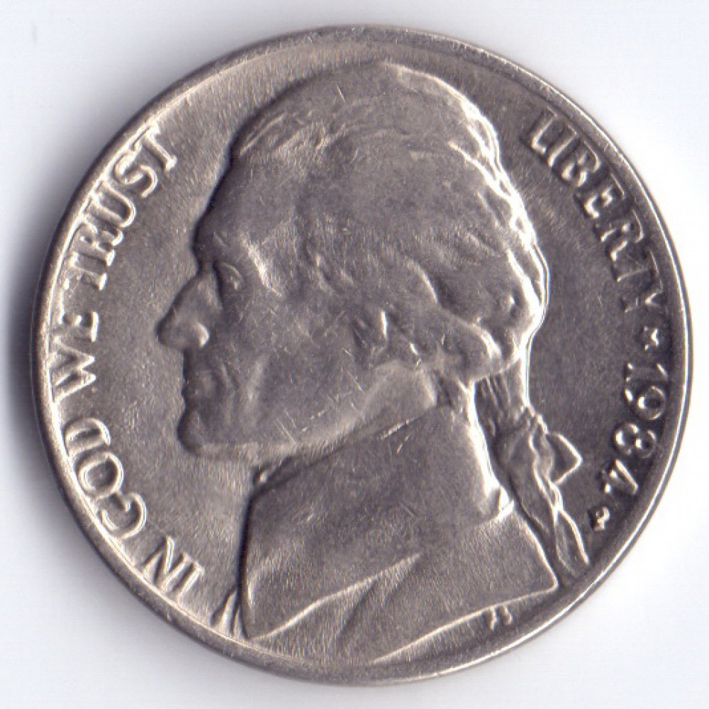 5 центов 1984 США - 5 cents 1984 USA, P