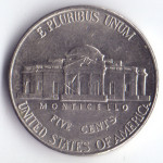 5 центов 2001 США - 5 cents 2001 USA, D