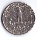 25 центов (квотер) 1986 США - 25 cents (quarter) 1986 USA, P