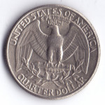 25 центов (квотер) 1982 США - 25 cents (quarter) 1982 USA, D