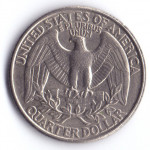 25 центов (квотер) 1993 США - 25 cents (quarter) 1993 USA, D