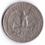 25 центов (квотер) 1987 США - 25 cents (quarter) 1987 USA, P