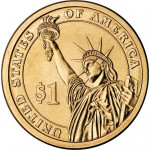 1 доллар 2011 США Джеймс Абрам Гарфилд, D - 1 dollar 2011 USA James Garfield, D