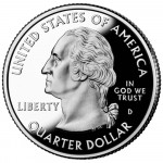 25 центов (квотер) 2010 США Йосемити, D - 25 cents (quarter) 2010 USA Yosemite, D