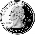 25 центов (квотер) 2009 США Американское Самоа, P - 25 cents (quarter) 2009 USA American Samoa, P