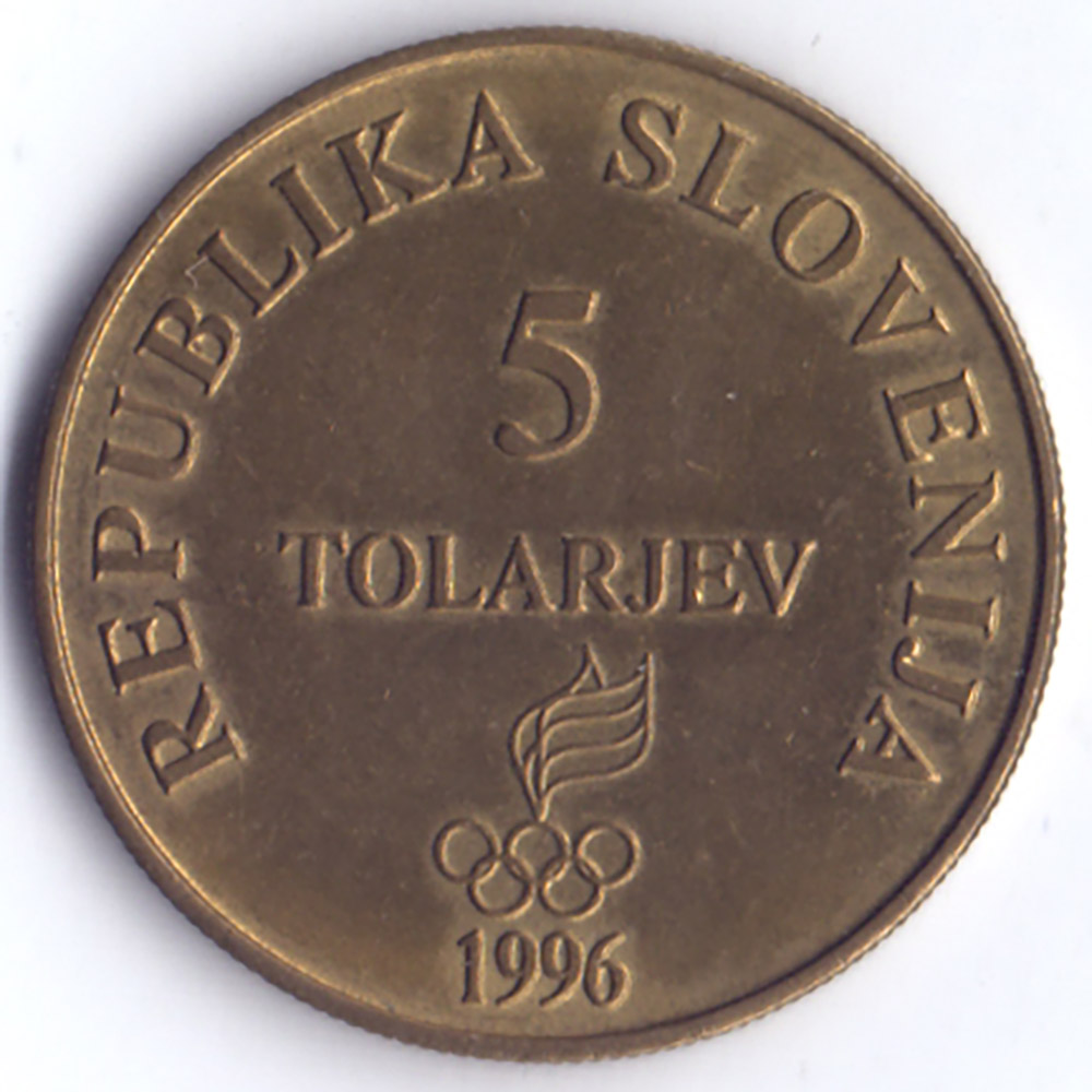 5 толаров 1996 Словения -  5 tolarjev 1996 Slovenia