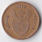 20 центов 2002 ЮАР - 20 cents 2002 South Africa
