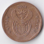 20 центов 2004 ЮАР - 20 cents 2004 South Africa