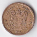 10 центов 1995 ЮАР - 10 cents 1995 South Africa