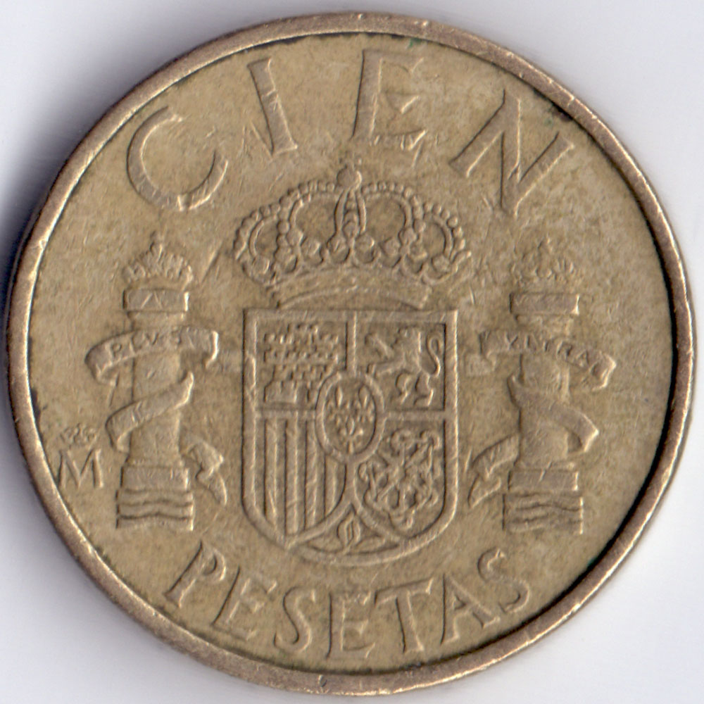 100 pesetas1983