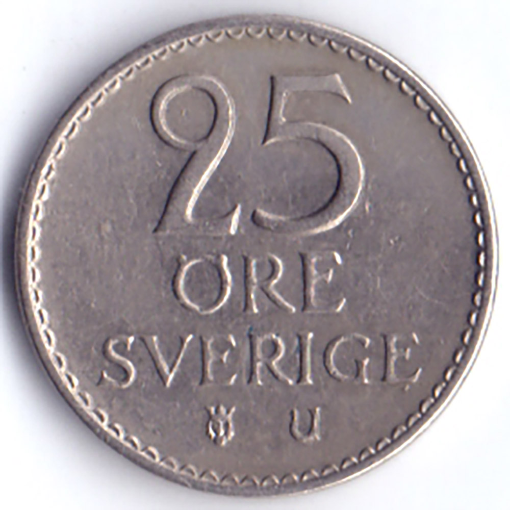 25 эре 1964 Швеция - 25 ore 1964 Sweden