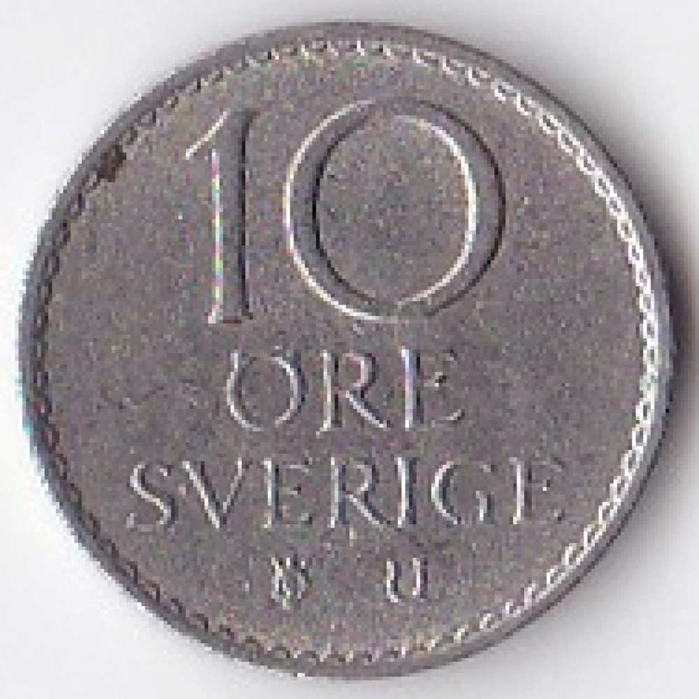 10 эре 1966 Швеция - 10 ore 1966 Sweden