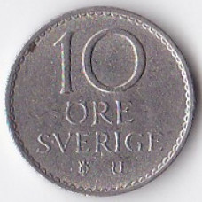 10 эре 1966 Швеция - 10 ore 1966 Sweden