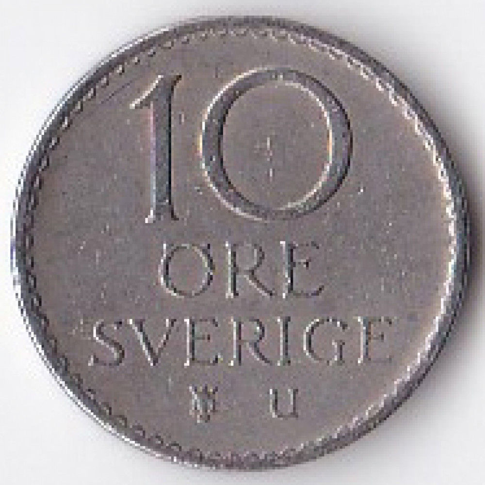 10 эре 1973 Швеция - 10 ore 1973 Sweden-е