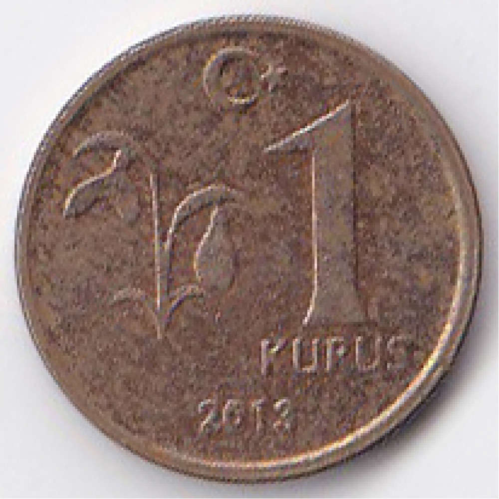 1 куруш 2013 Турция - 1 kurus 2013 Turkey, из оборота