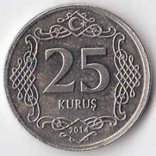 25 куруш 2014 Турция - 25 kurus 2014 Turkey