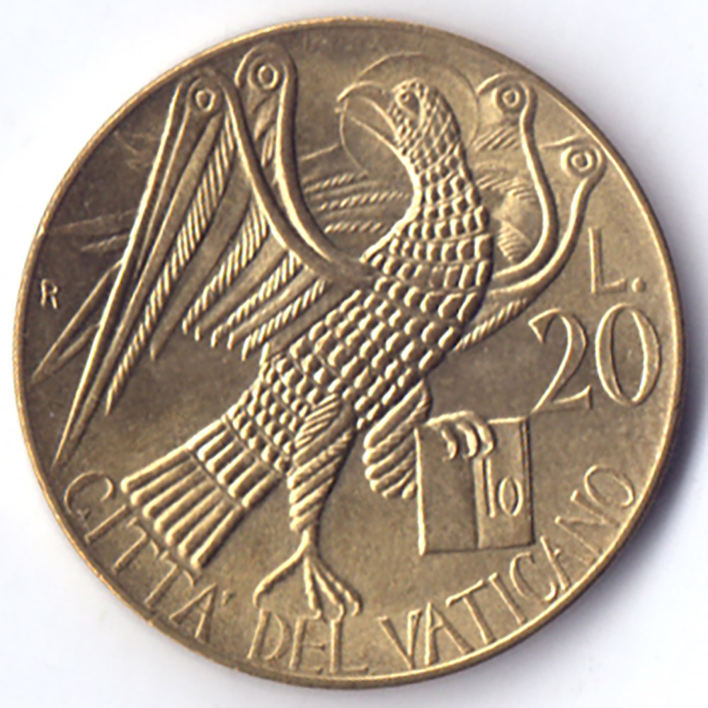 20 лир 1985 Ватикан - 20 lire 1985 Vatican City