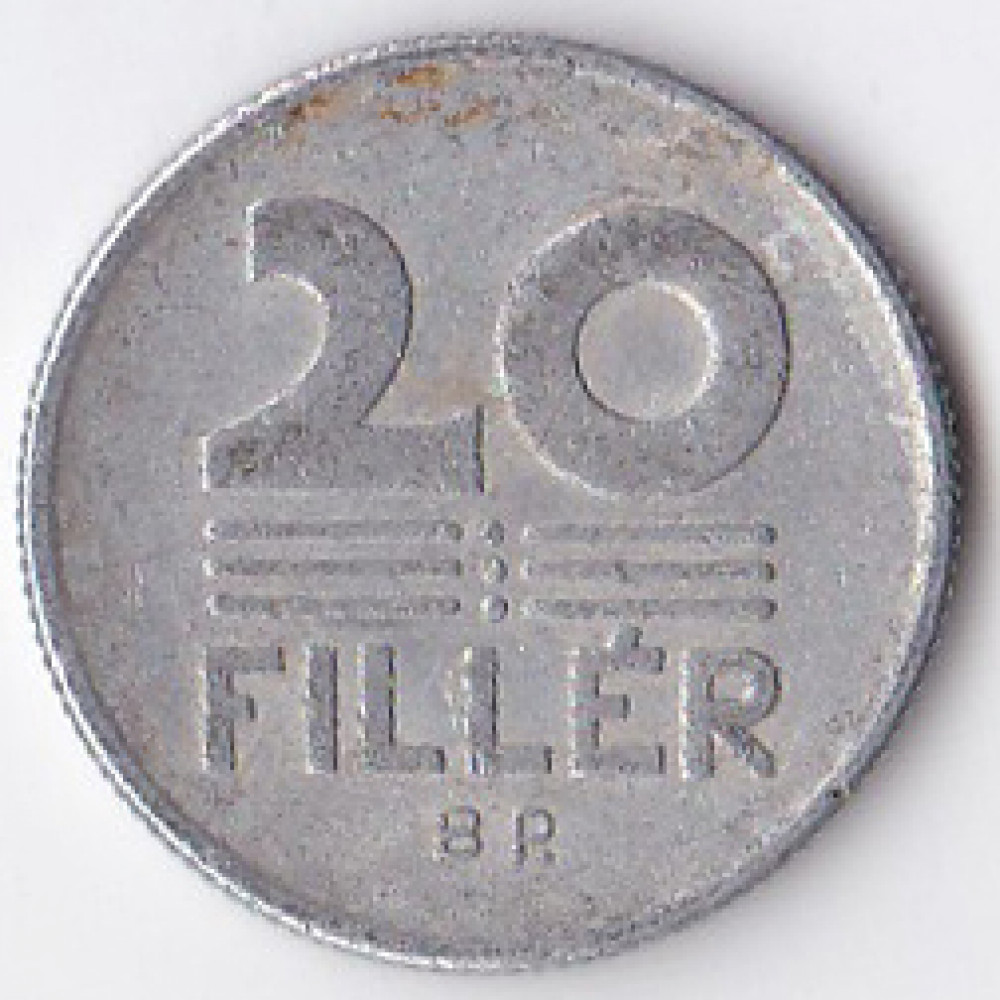 20 филлеров 1969 Венгрия - 20 filler 1969 Hungary