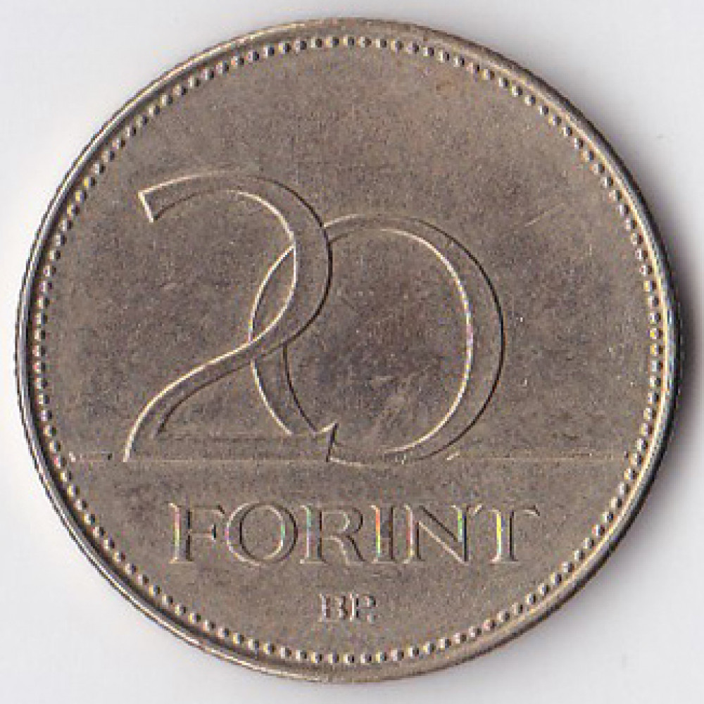 20 форинтов 1995 Венгрия - 20 forint 1995 Hungary