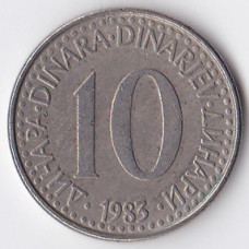 10 динаров 1983 Югославия - 10 dinara 1983 Yugoslavia