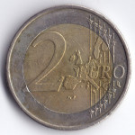 2 евро 2010 Германия - 2 euro 2010 Germany, J, из оборота