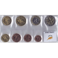 Набор монет евро Кипр 2010