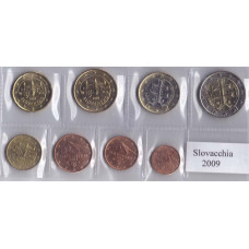 Набор монет евро Словакия 2009