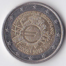 2 евро 2012 Германия - 2 euro 2012 Germany, D, из оборота