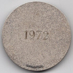 Медаль настольная - Бег, атлетика, 1972, sporrong. Швеция