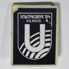 Значок Ультразвук'84, Вильнюс, Vilnius