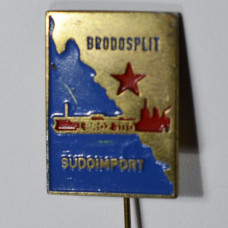 Значок Brodosplit Sudoimport, Бродосплит судоимпорт, Хорватия