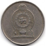 1 рупия 1982 Шри-Ланка - 1 rupee 1982 Sri Lanka, из оборота