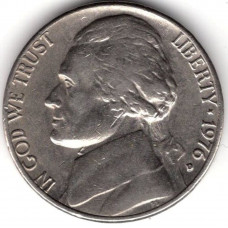 5 центов 1976 США - 5 cents 1976 USA, D