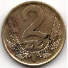 2 злотых 1975 Польша - 2 zloty 1975 Poland, из оборота