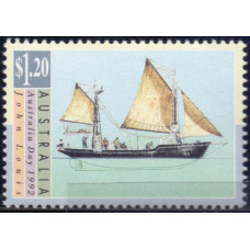 1992, январь. Почтовая марка Австралии. День Австралии. Парусники, 1.20$	