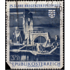 1970, июль. Почтовая марка Австрии. 25-я годовщина Брегенцских фестивалей, 3.50S