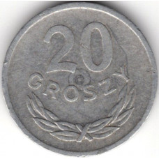 20 грошей 1972 Польша - 20 groszy 1972 Poland, из оборота