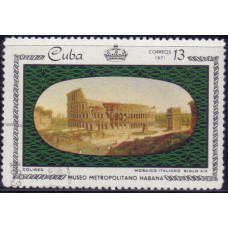 1971. Почтовая марка Кубы. Museo Metropolitano Havana. 13