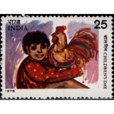 1978, ноябрь. Почтовая марка Индии. День детей, 25P