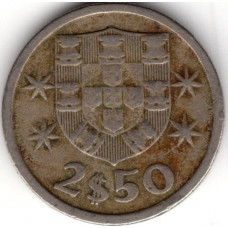 2.5 эскудо 1965 Португалия - 2.5 escudo 1965 Portugal