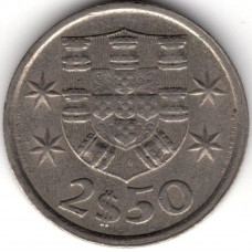 2.5 эскудо 1980 Португалия - 2.5 escudo 1980 Portugal