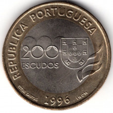 200 эскудо 1996 Португалия - 200 escudos 1996 Portugal